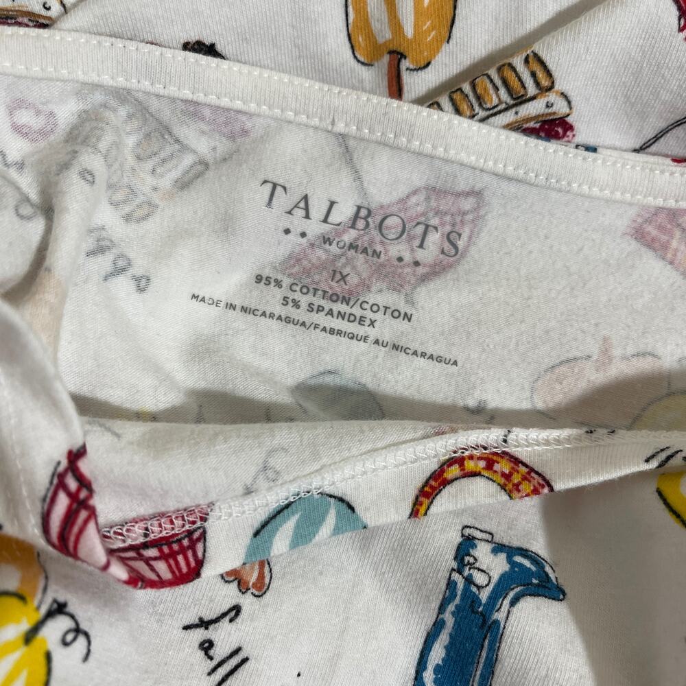 Talbots SZ 1X fall shirt - Picture 7 of 7